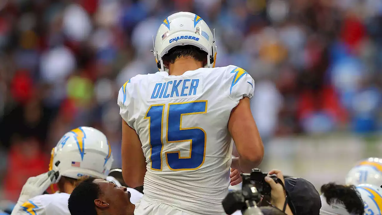 WATCH: Chargers Win After Double-Fumble, Cameron Dicker Field Goal