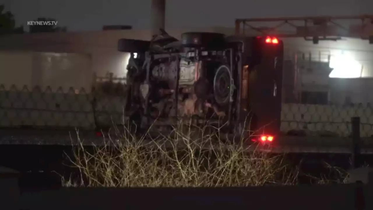 Man Dies after Car Crashes into Disabled Car On 5 Freeway in Santa Clarita