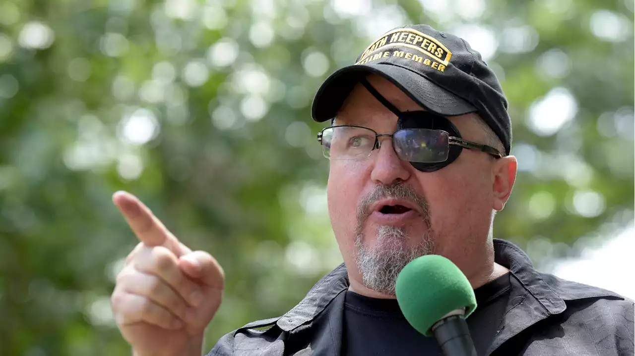 Oath Keepers' Stewart Rhodes denies he organized the Jan. 6 attack on the Capitol