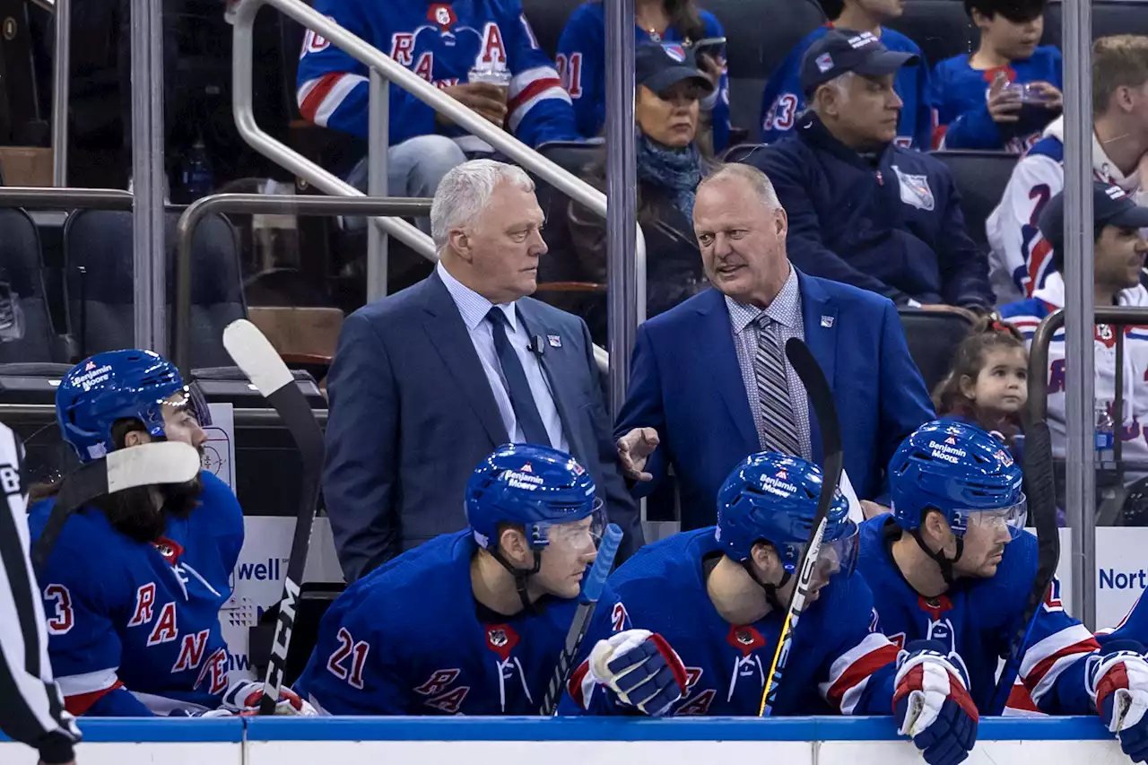 Gerard Gallant already against the clock to find Rangers’ identity