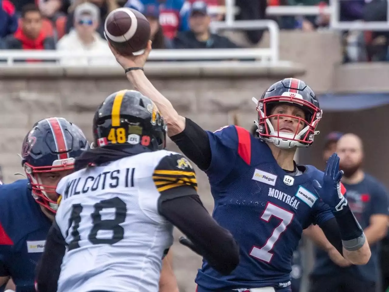 Montreal Alouettes move on to Eastern final after defeating Hamilton Tiger-Cats