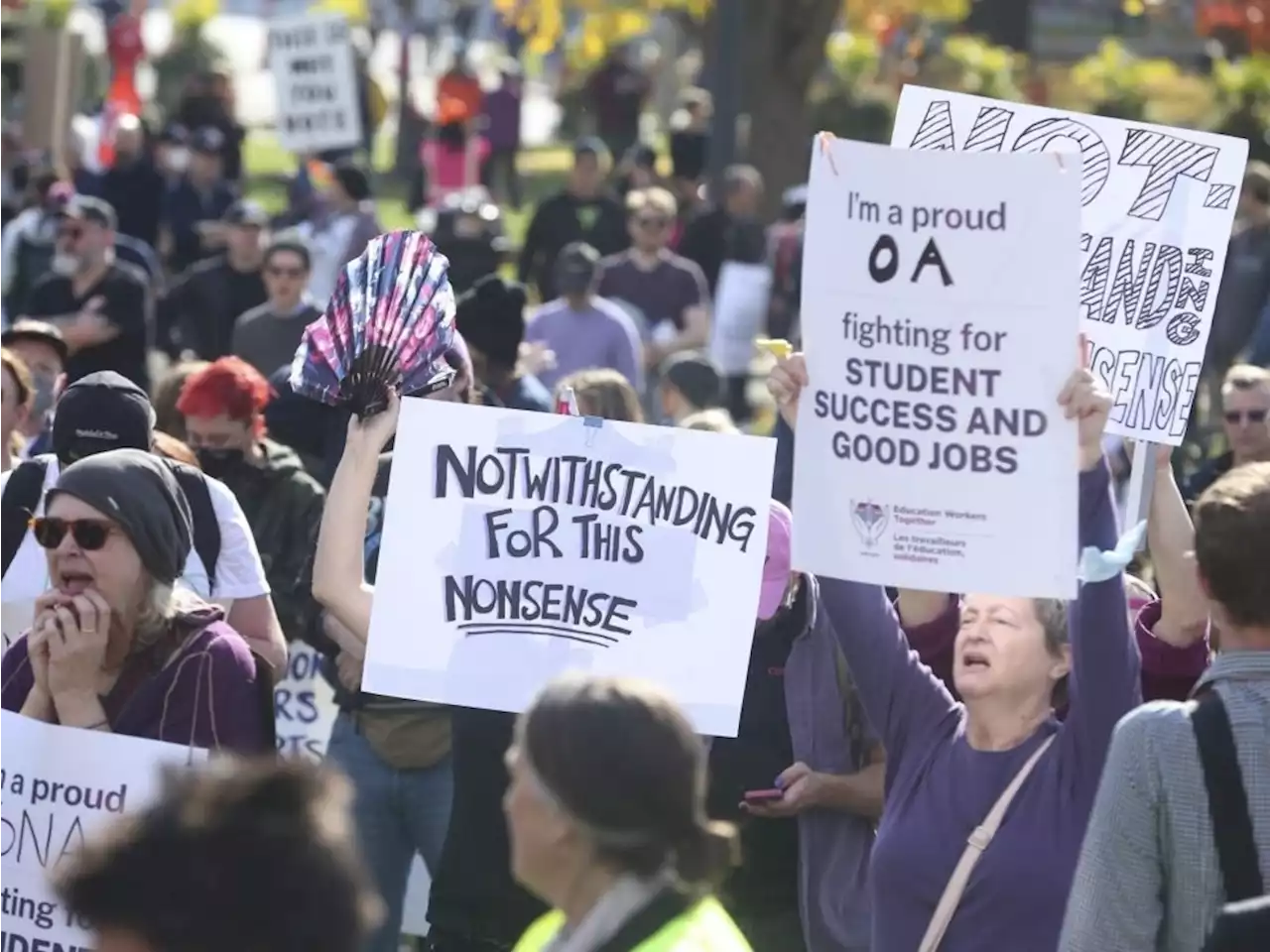 ‘Frenzied and sleep-deprived’ hearing on Ontario education strike continues