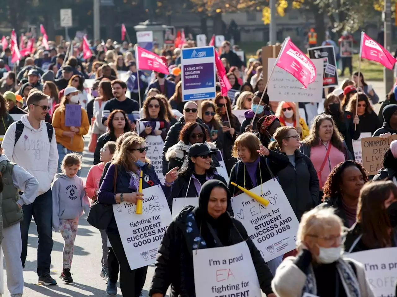 SCHOOL STRIKE: Ford says province will rescind legislation if CUPE ends walkout