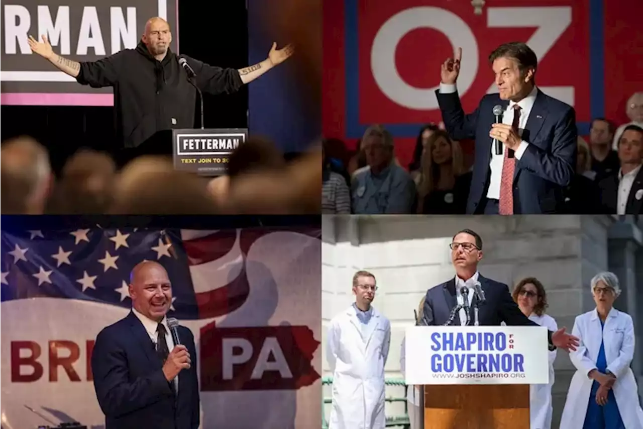 As election nears, John Fetterman, Josh Shapiro, and Mehmet Oz campaign in Bucks while Mastriano stumps in Philly