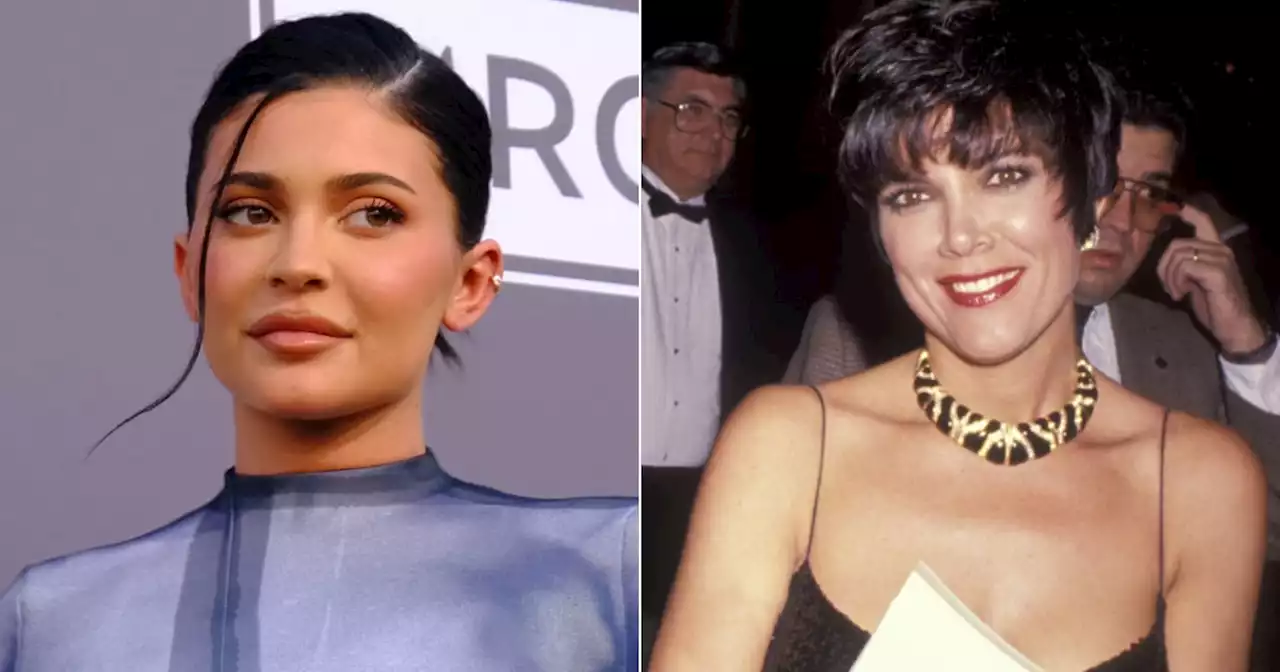 Kylie Jenner Wears a Plunging Sequin Gown to Dress as a '90s Kris Jenner