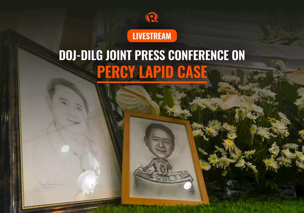 LIVESTREAM: DOJ-DILG joint press conference on Percy Lapid case