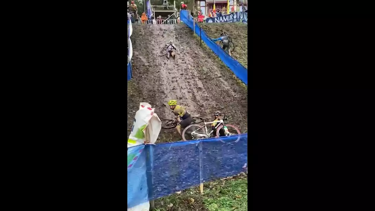 Steep descent + all the mud in Belgium=cyclocross crash chaos; Weekend round-up + more on the live blog