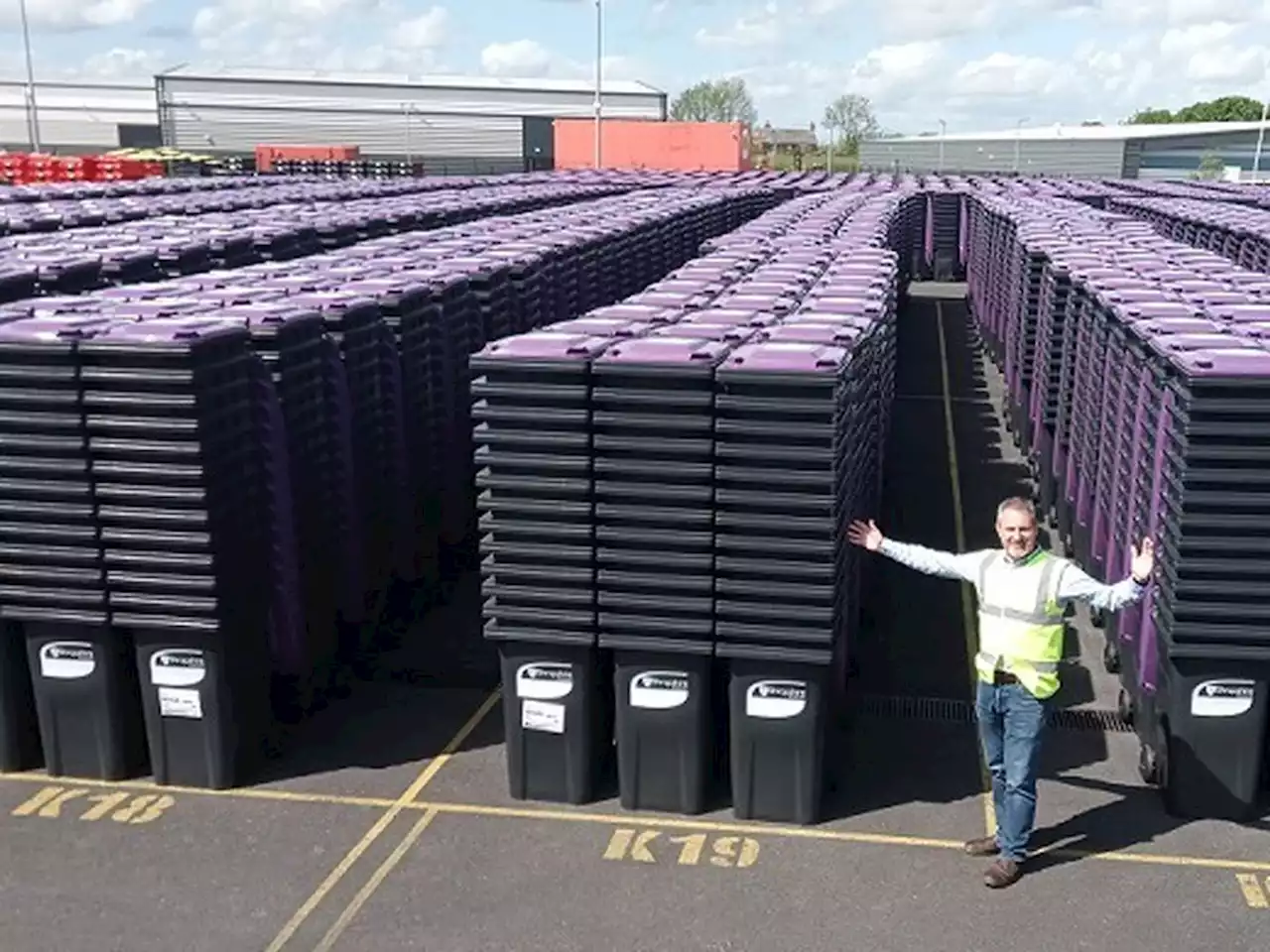 Thousands of new recycling bins being rolled out in purple patch for Shropshire Council