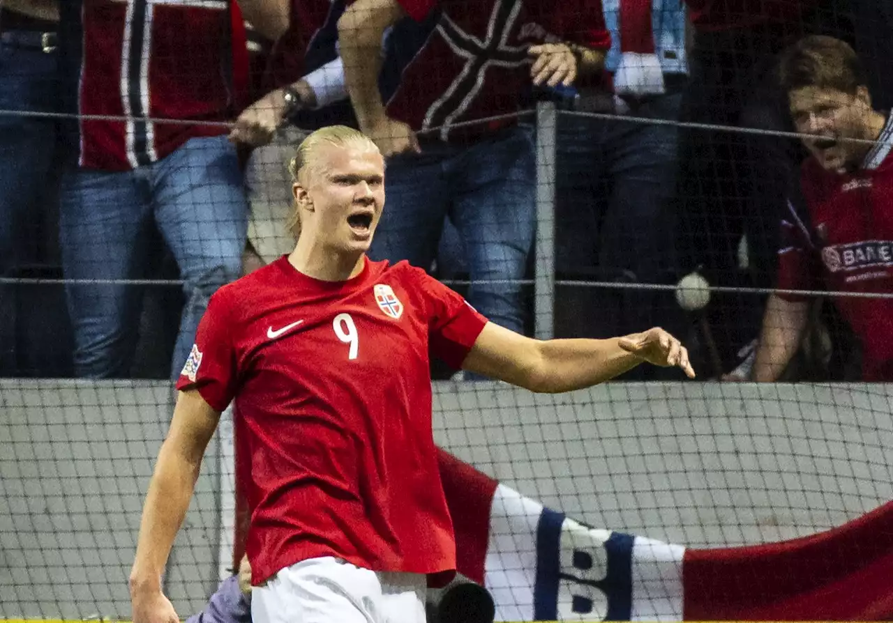 Haaland's match-worn U19s Norway shirt from 2017 sells for £16,800 at auction