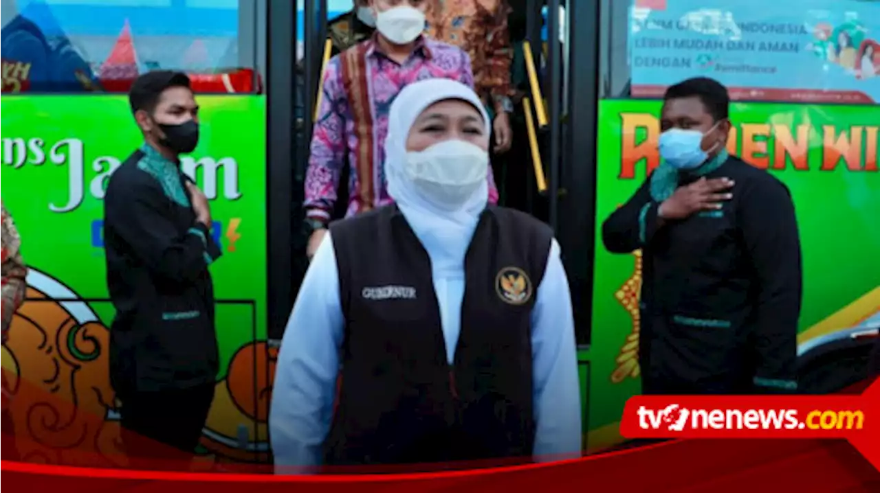 Gubernur Khofifah Gratiskan Bus Trans Jatim di Hari Pahlawan