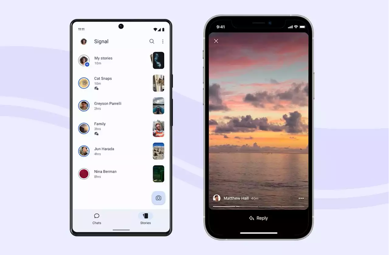 Signal users can now share and create Stories