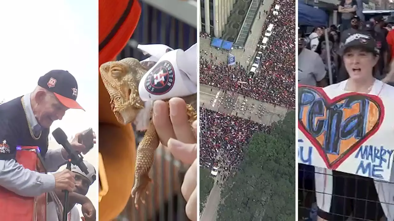 More 'Marry me, Jeremy' signs at Astros parade than Phillies' hits in World Series