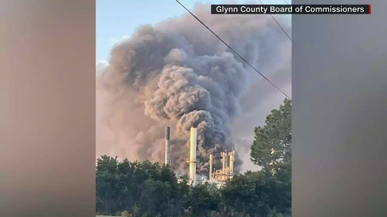 Neighborhoods evacuated near chemical plant fire, potential explosions in Georgia, officials say