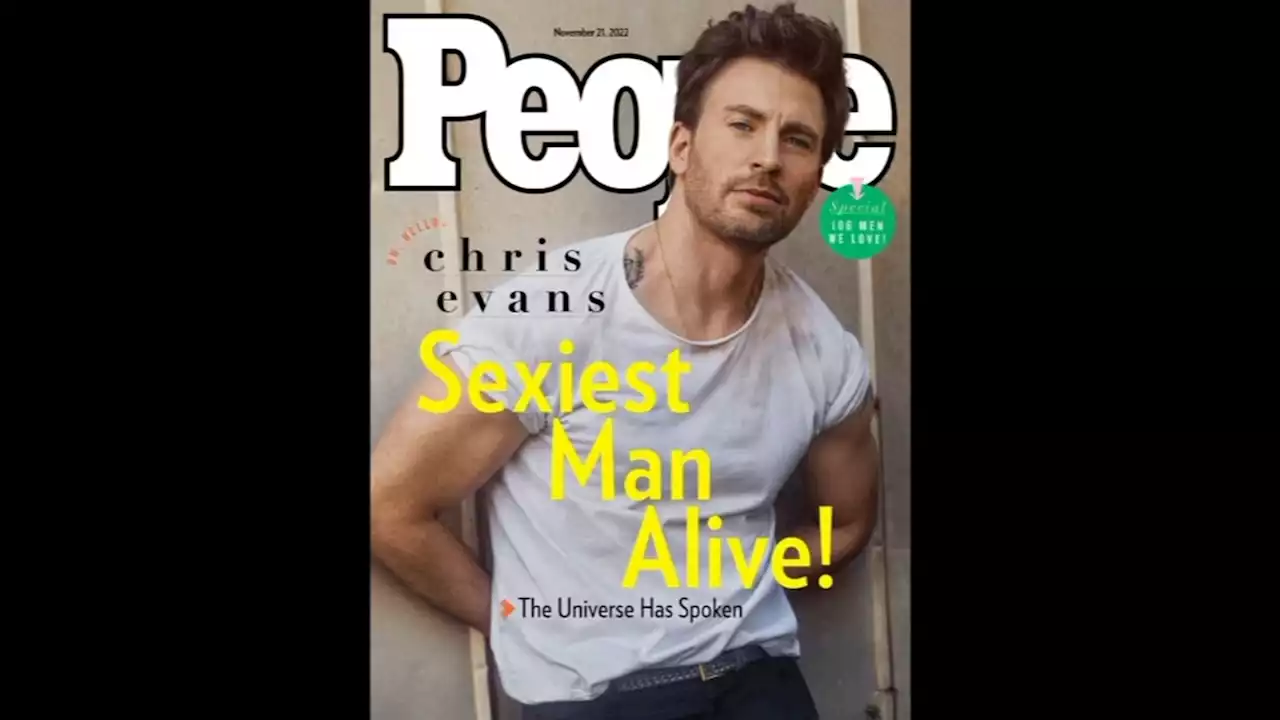 'Captain America' star Chris Evans named People's Sexiest Man Alive