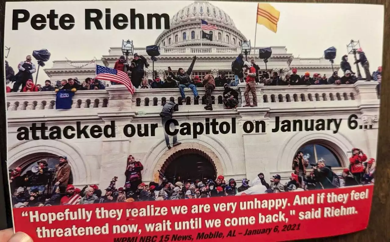 Election 2022: Campaign mailer accuses Republican of attacking Capitol, rankling Alabama Senate race