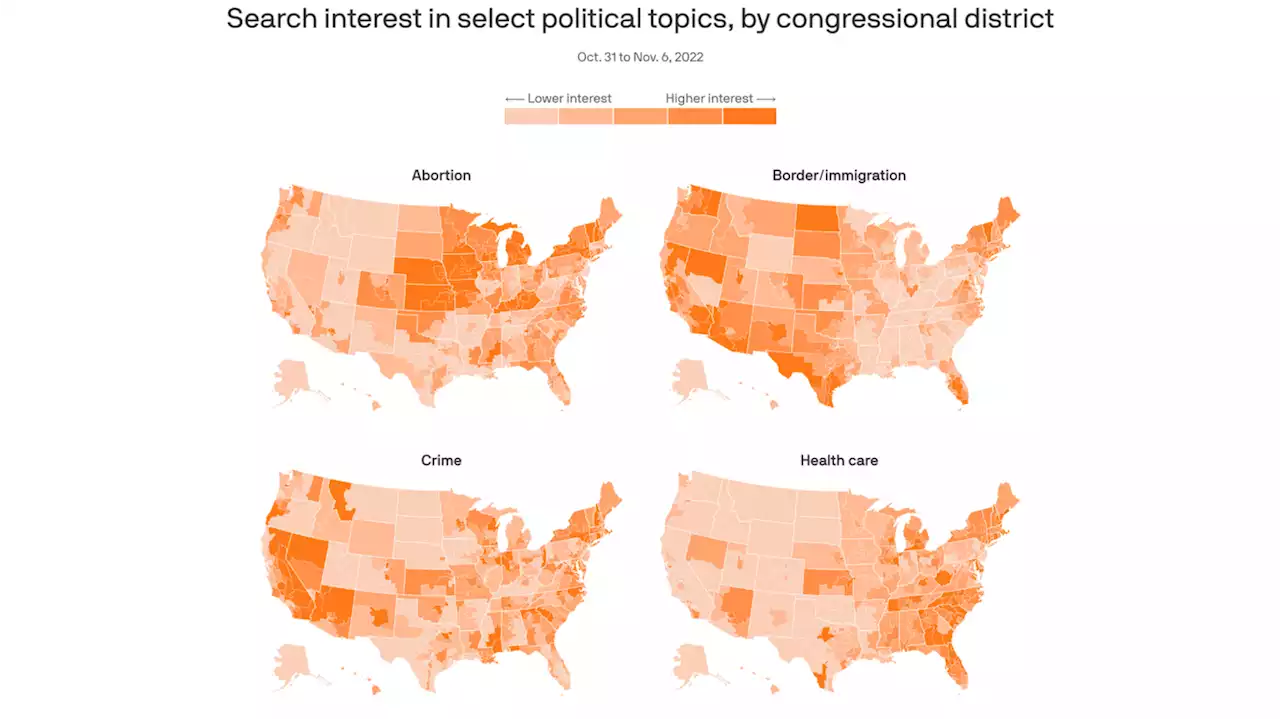 What Americans Googled most the week before the midterm elections