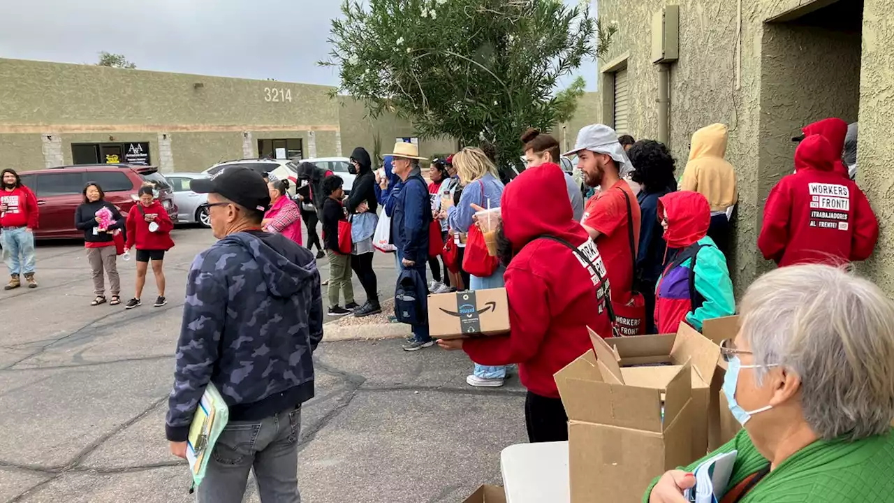 Canvassers descend on Phoenix for one last push. What's it like on both sides of the door?