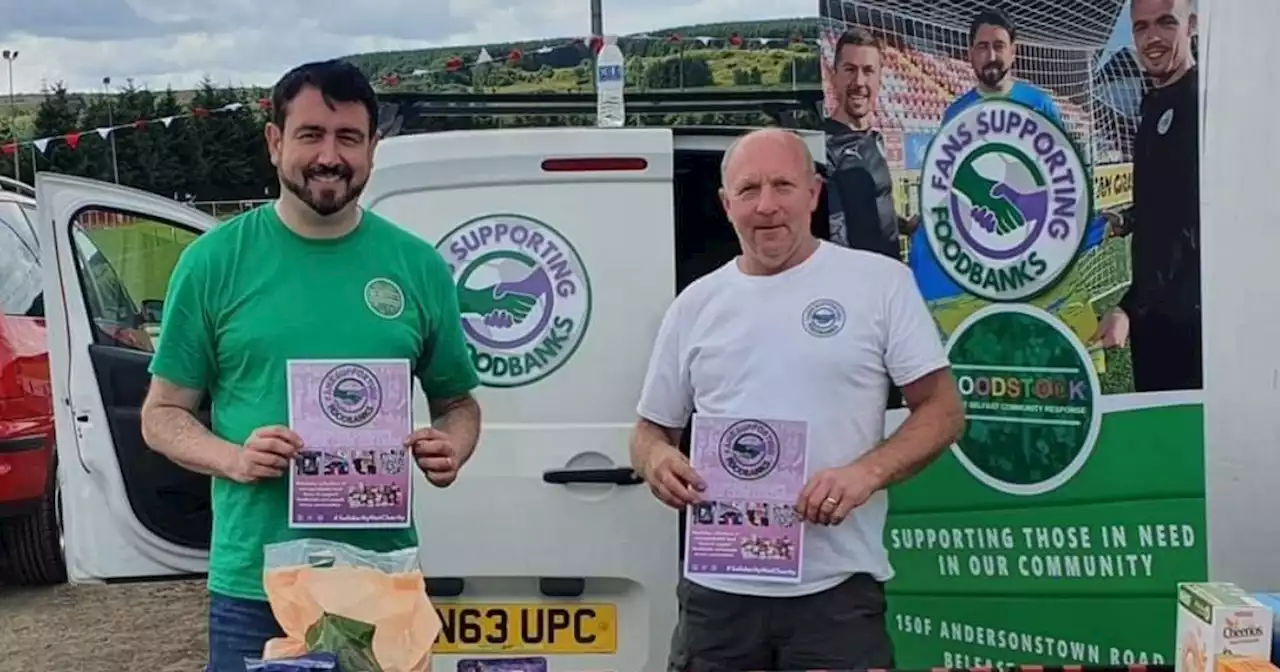 New initiative bringing NI football fans together to support local foodbanks