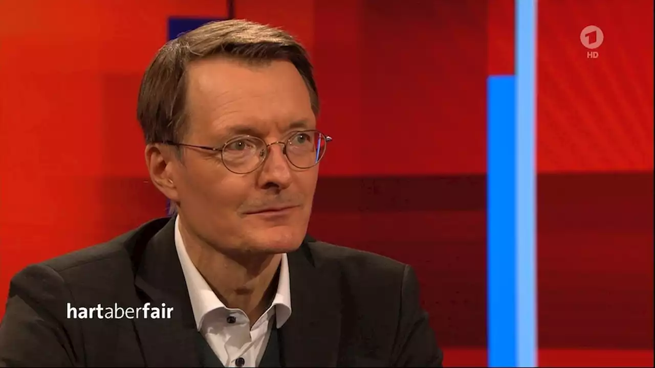 Karl Lauterbach bei „Hart aber Fair“: „Ich freue mich, wenn ich Unrecht ...