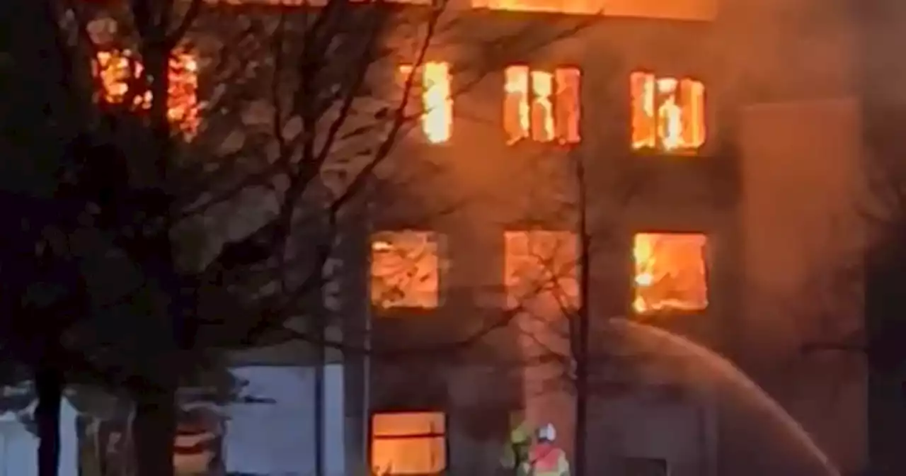 Huge fire engulfs Scots Poundstretcher as crews battle through the night