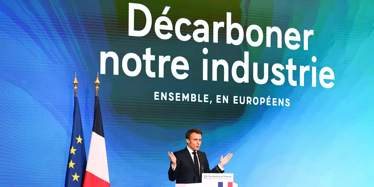 Décarbonation : Emmanuel Macron prêt à doubler l'aide à l'industrie à dix milliards d'euros