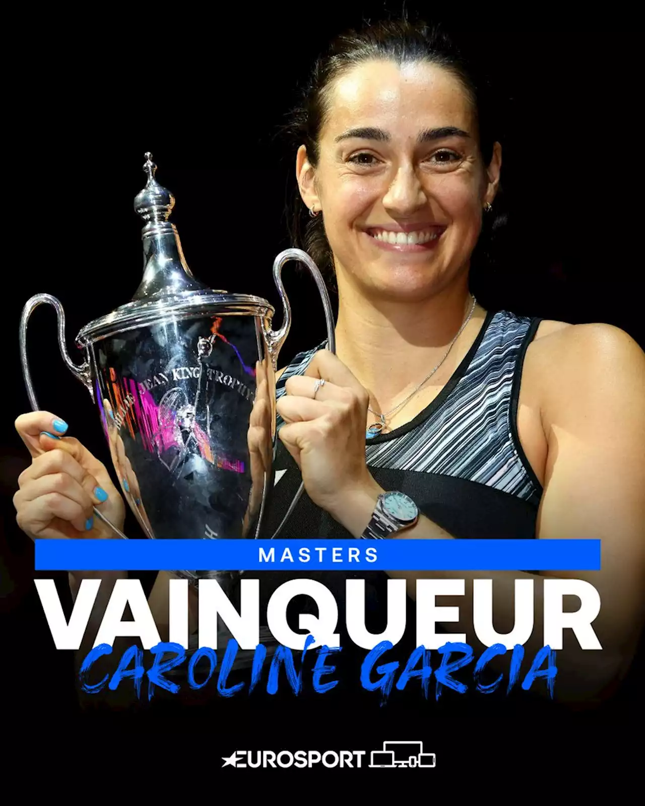 Caroline Garcia remporte le Masters après sa victoire face à Aryna Sabalenka (7-6, 6-4)