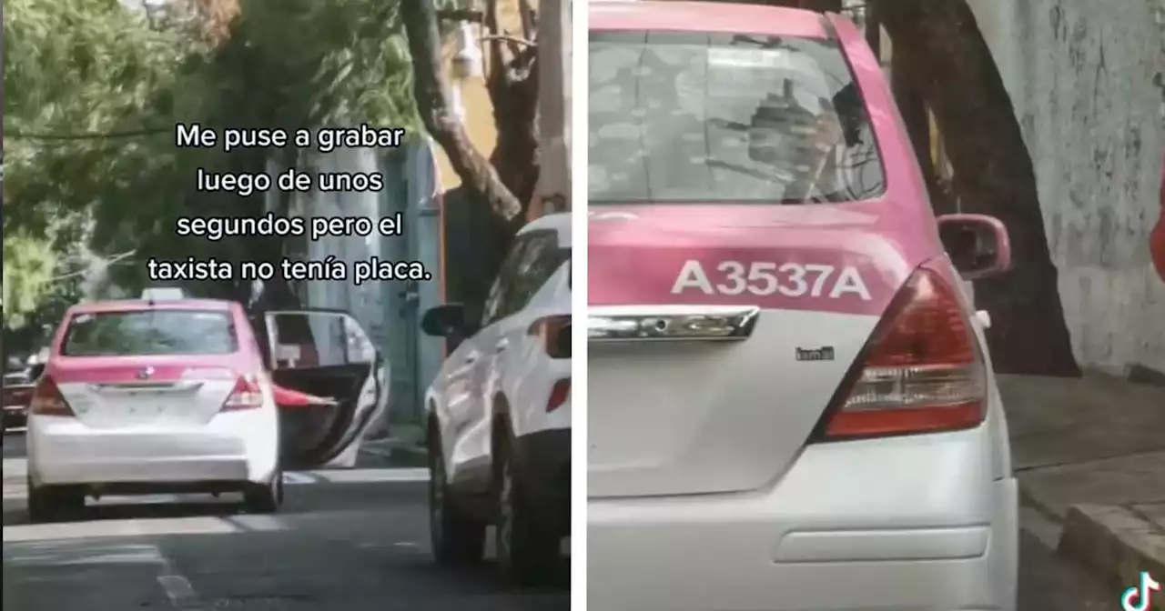 Investigan a taxista sin placas que impidió a dos pasajeras bajarse