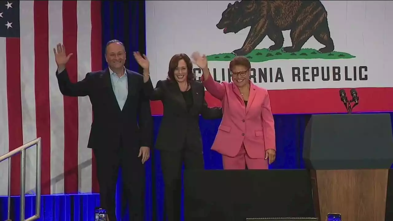 VP Kamala Harris rallies for Karen Bass for LA Mayor at UCLA