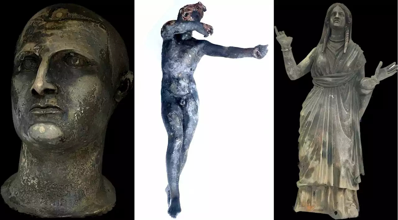 Italy unearths exceptional haul of ancient bronze statues