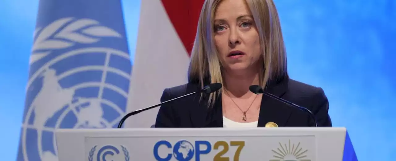 L'intervento scolastico e senza emozione di Giorgia Meloni alla Cop27 (di M. Frassoni)