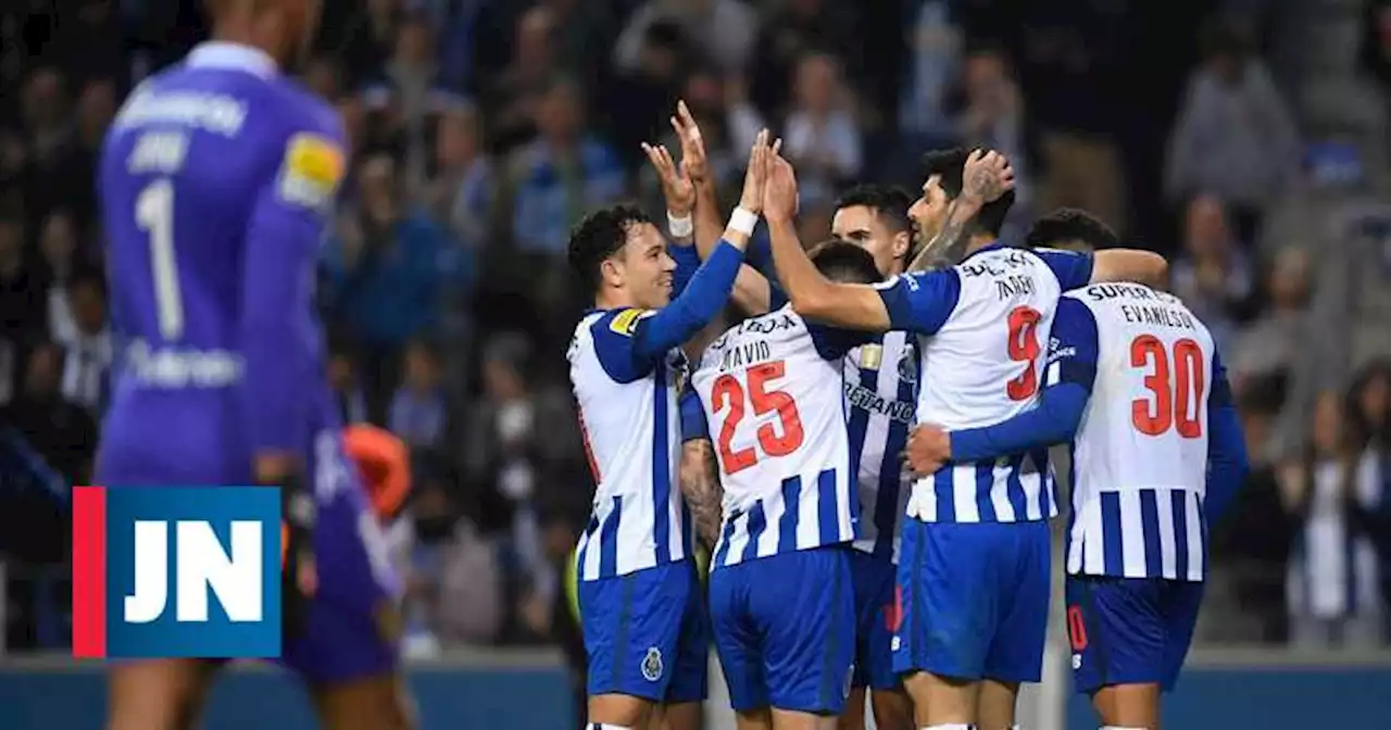 O onze do F. C. Porto para o jogo com o Mafra