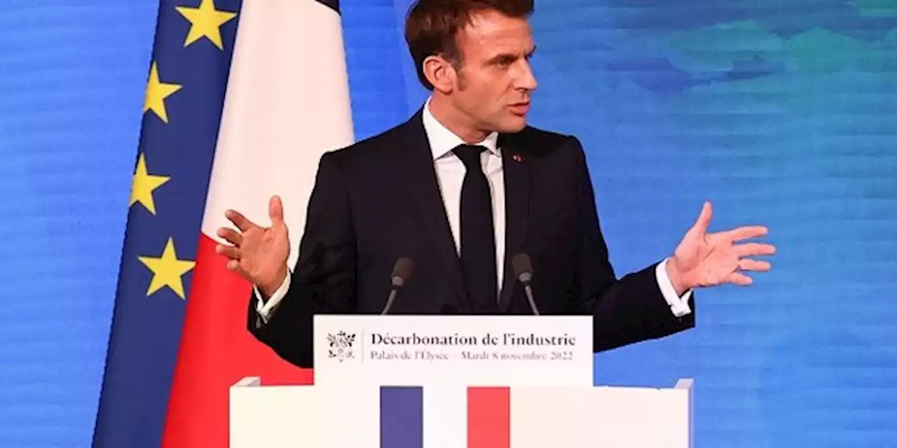 Macron veut passer à la vitesse supérieure sur la décarbonation de l'industrie