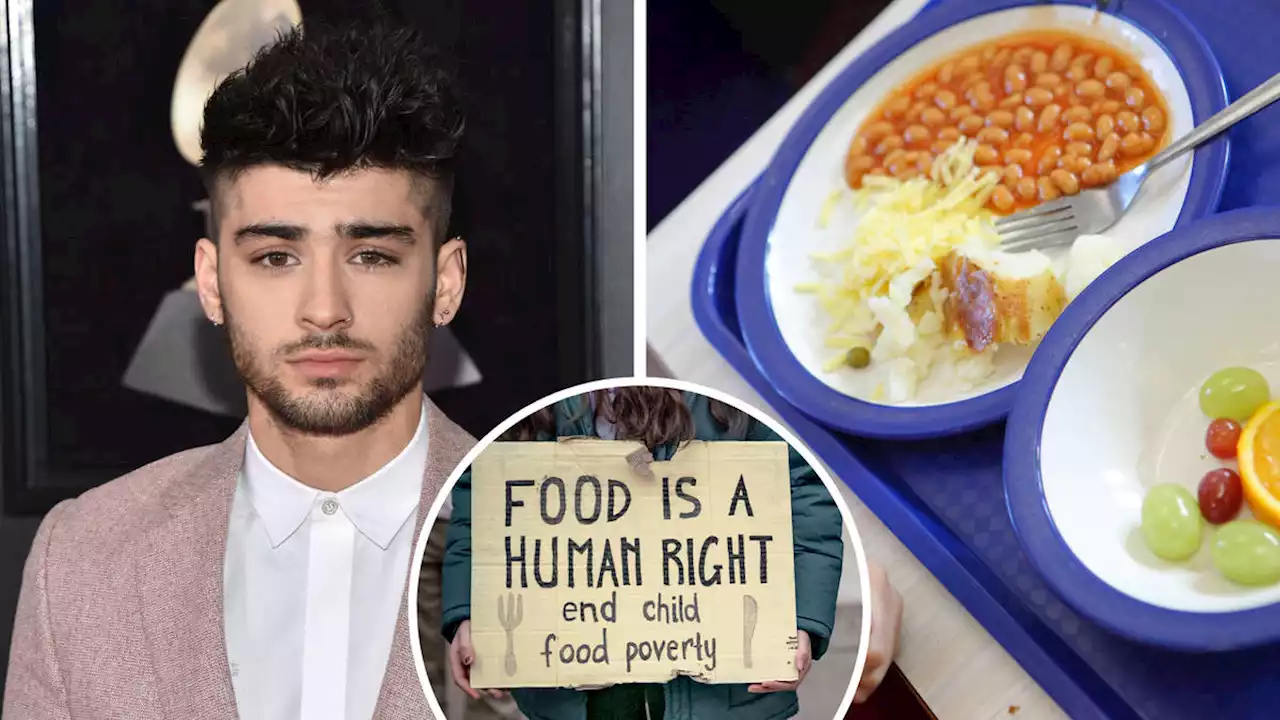 'No child should experience stigma': One Direction star Zayn Malik calls for free school meals for more children