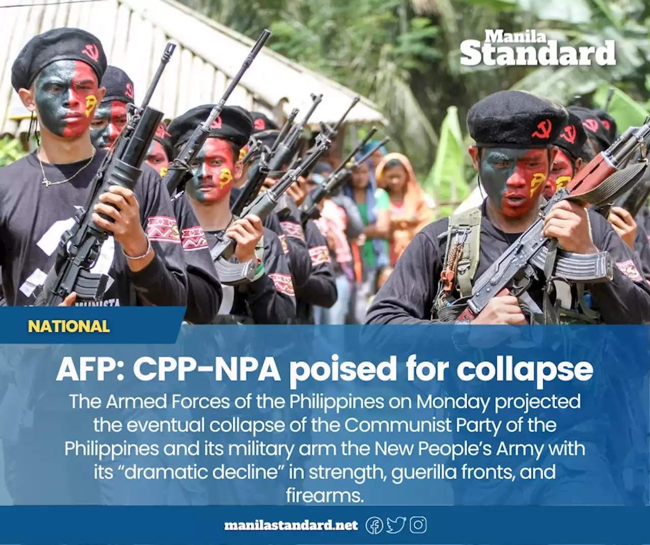 AFP: CPP-NPA poised for collapse