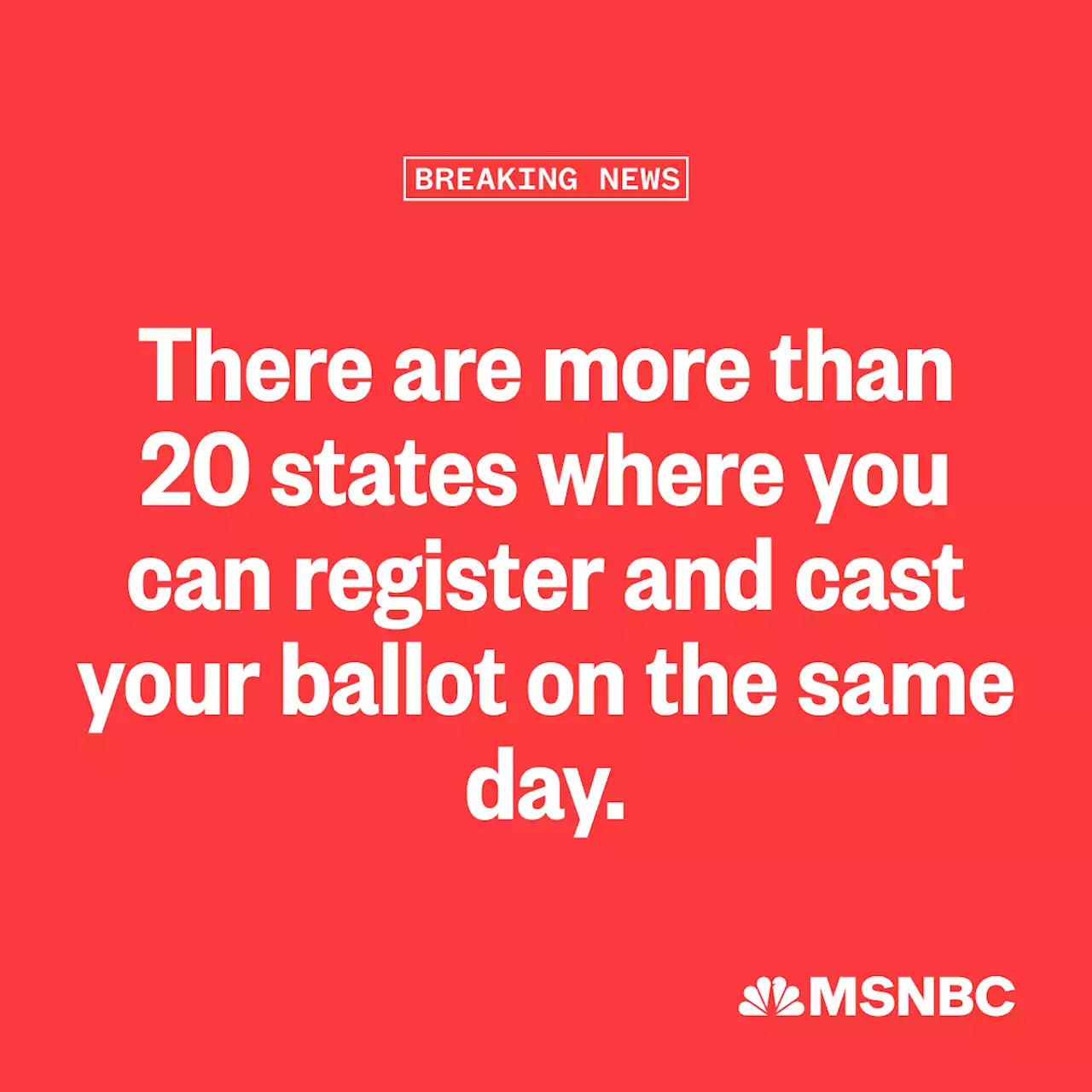 Where you can vote in today's midterms — even if you haven’t registered yet