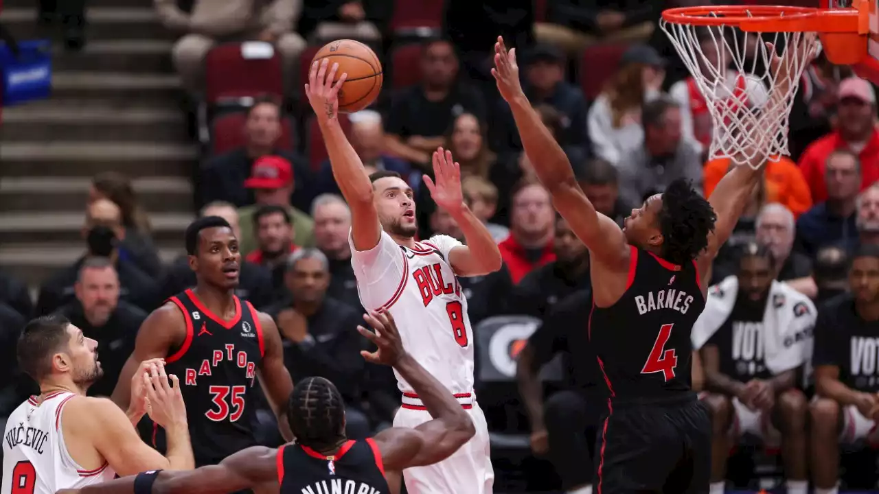 Bulls Rebound to Beat Raptors Behind Adjustments, Zach LaVine Outburst