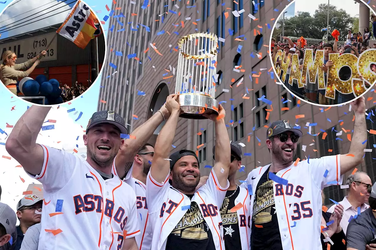 Moments from Houston Astros’ World Series Parade