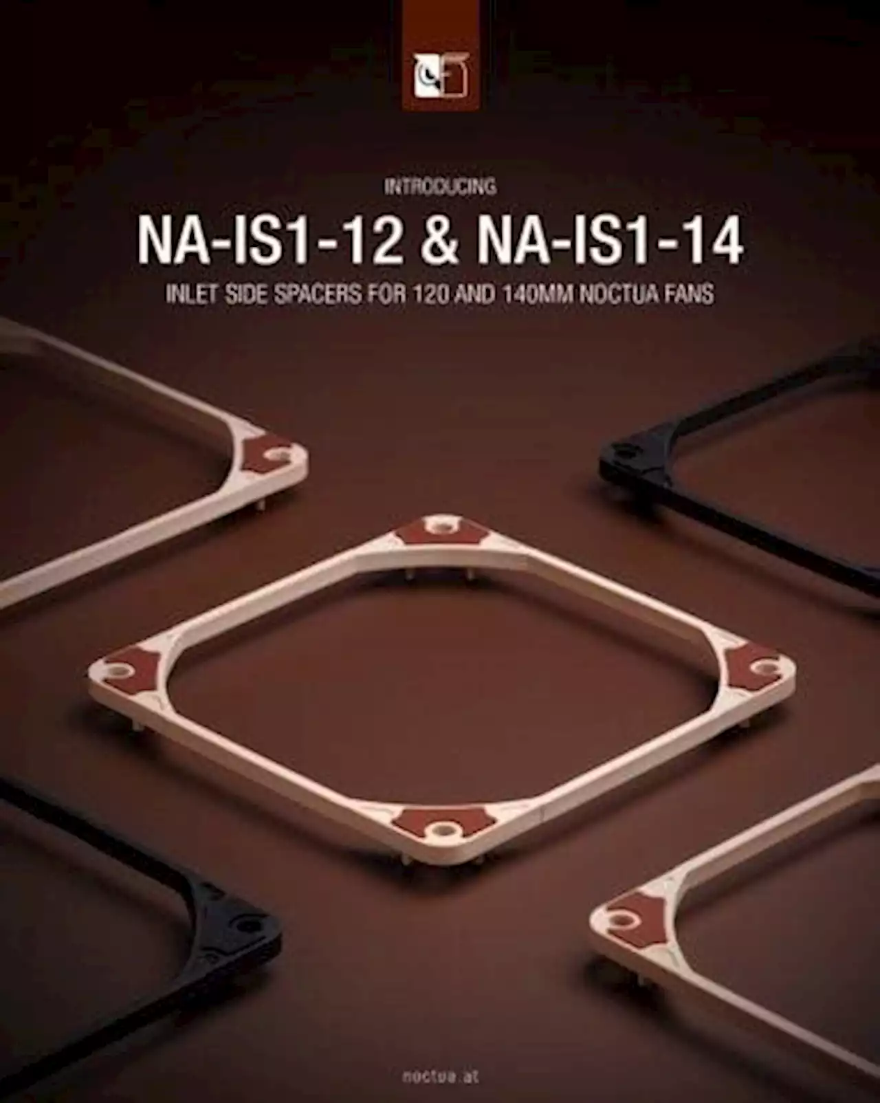 Noctua NA-IS1 & NA-AVG2: Neue Abstandshalter für Lüfter und neue Dichtlippe für Radiatoren