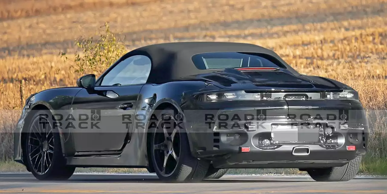 Here's Your First Look at the All-Electric Porsche 718 Boxster