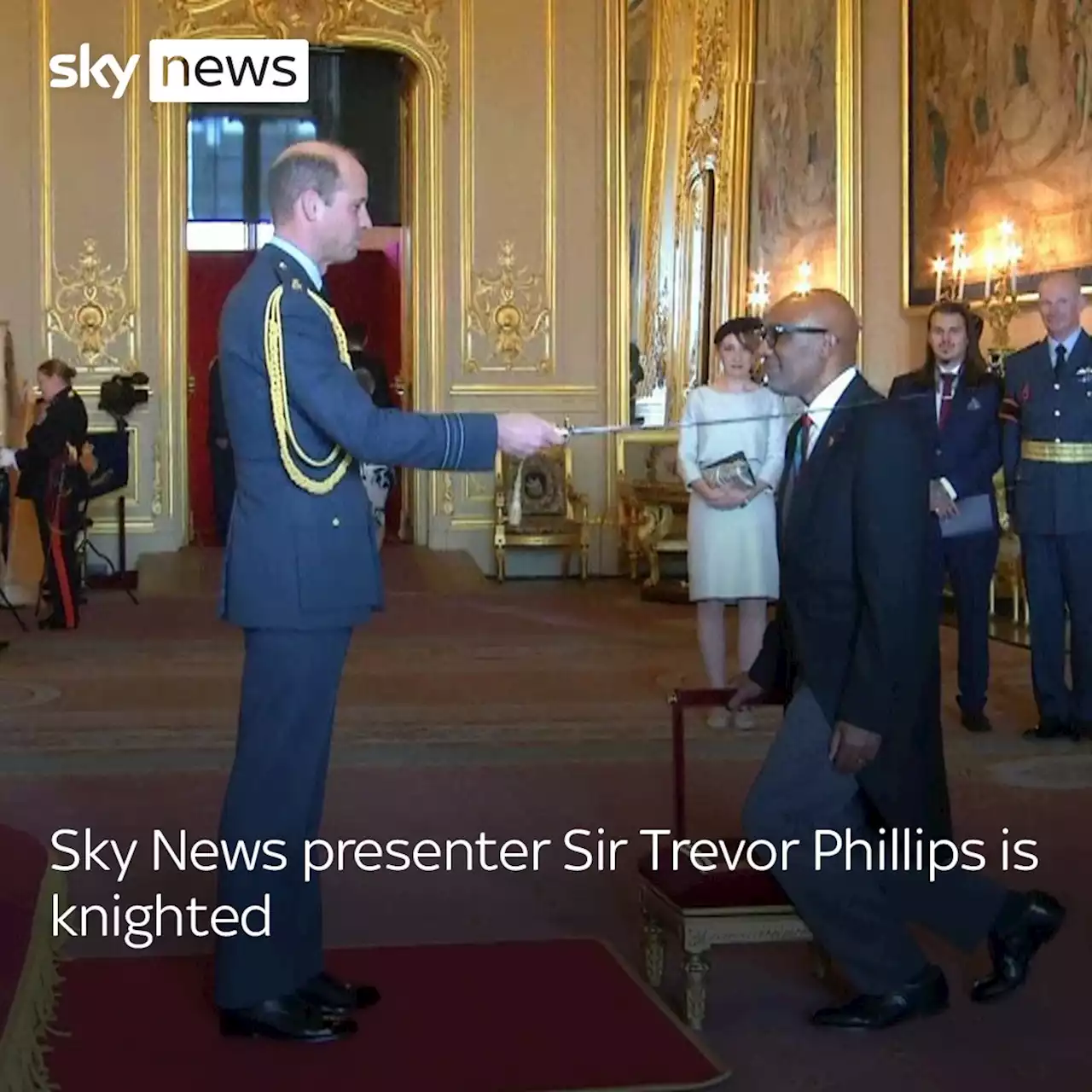 Sky News presenter Trevor Phillips is knighted