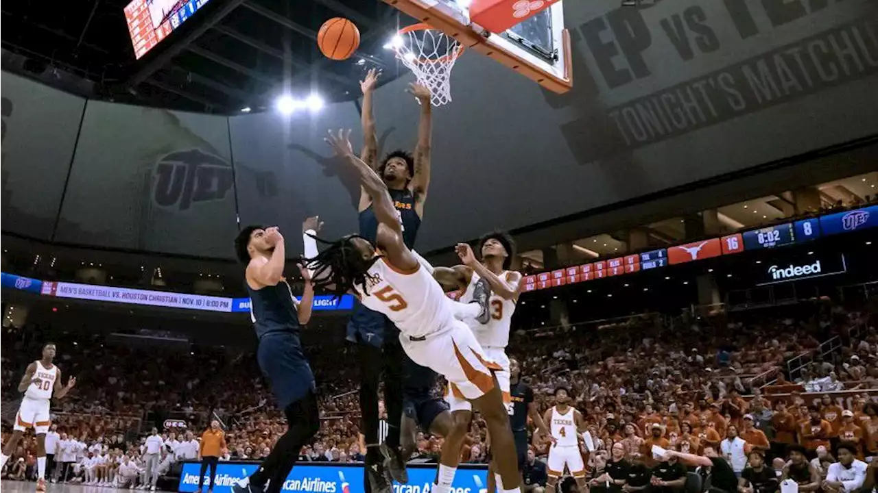 Hunter’s 18 points lead No. 12 Texas over UTEP 72-57