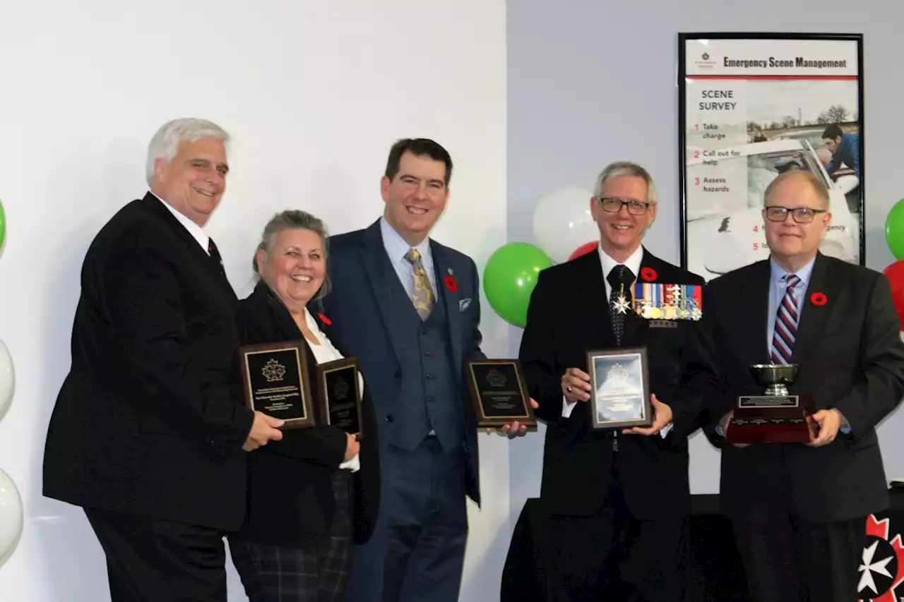 St. John Ambulance volunteers celebrated at awards ceremony