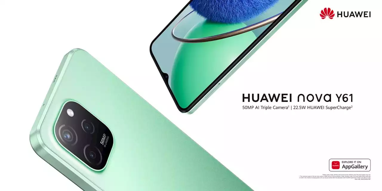 Huawei nova Y61 launches in South Africa