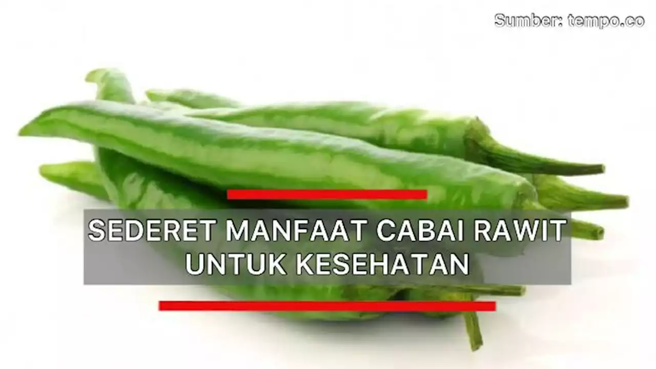 Ini Sederet Manfaat Cabai Rawit untuk Kesehatan