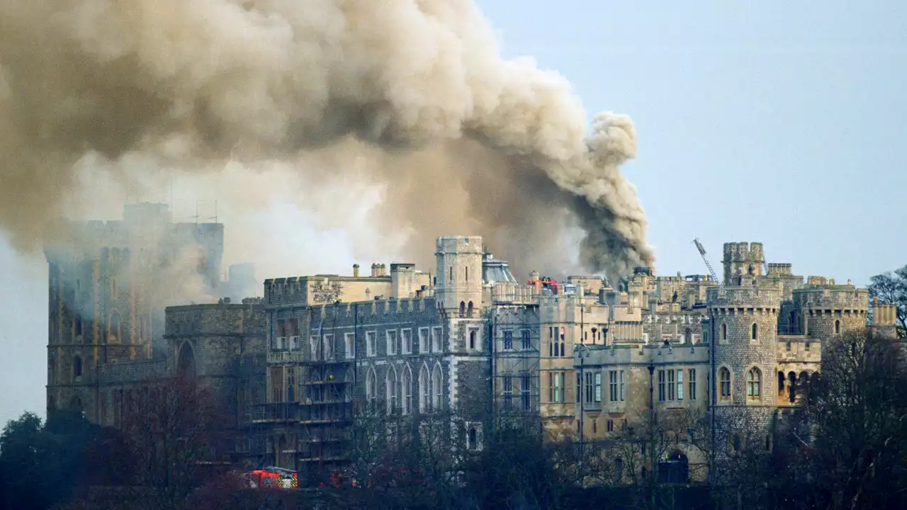 Le jour où le château de Windsor a pris feu