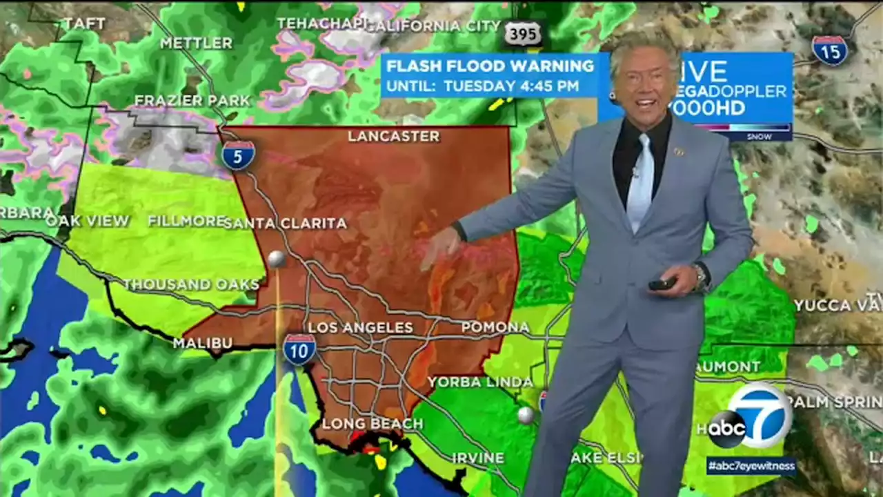 Major storm brings heavy rain, snow, possible flash flooding to SoCal