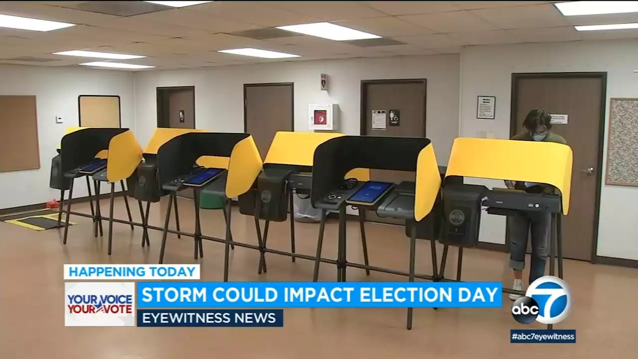 Live Election Day coverage: Voters cast ballots as SoCal storm raises turnout concerns