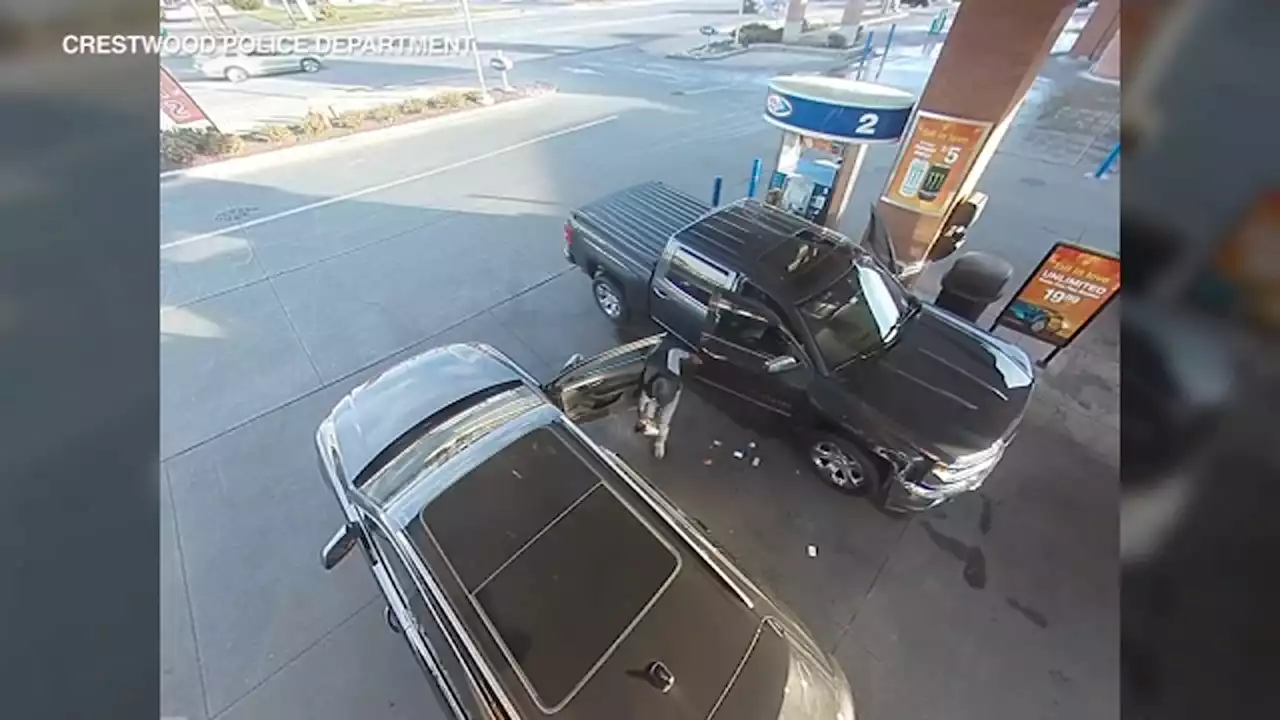 Video shows thieves stealing from drivers pumping gas: Crestwood police