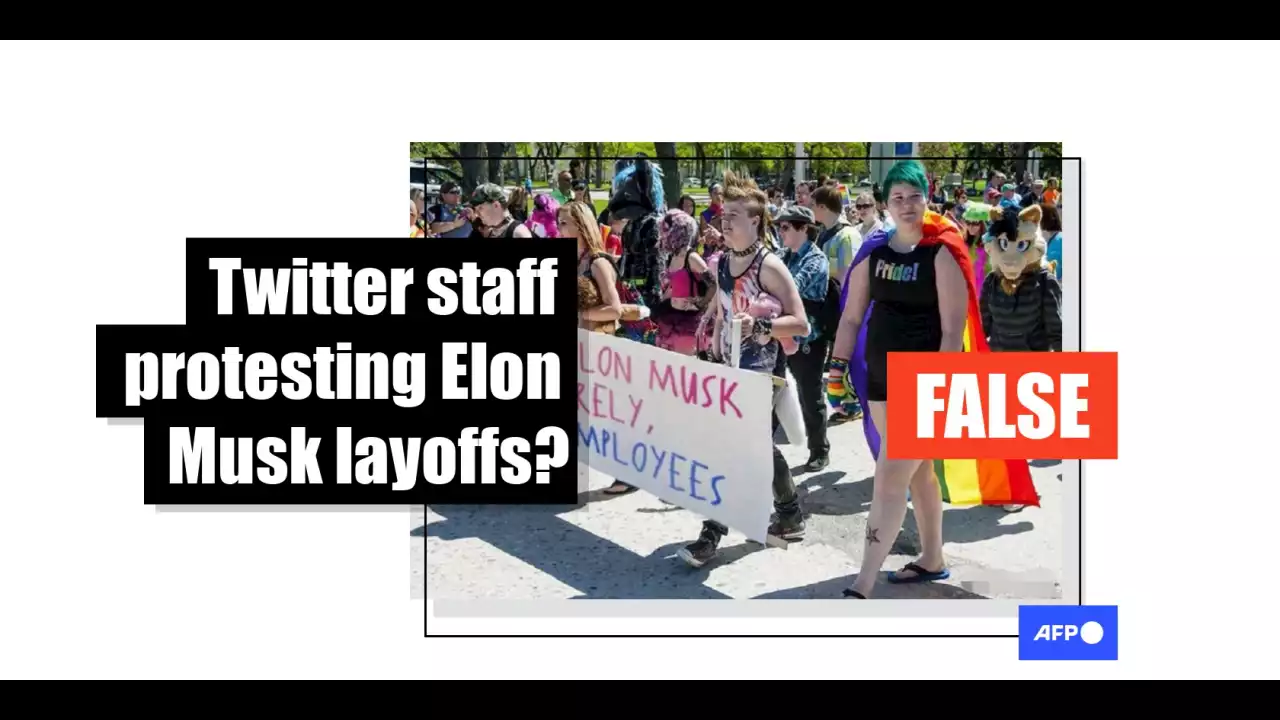 Winnipeg Pride photo altered, shared with claim it shows 'Twitter staff protesting Elon Musk'