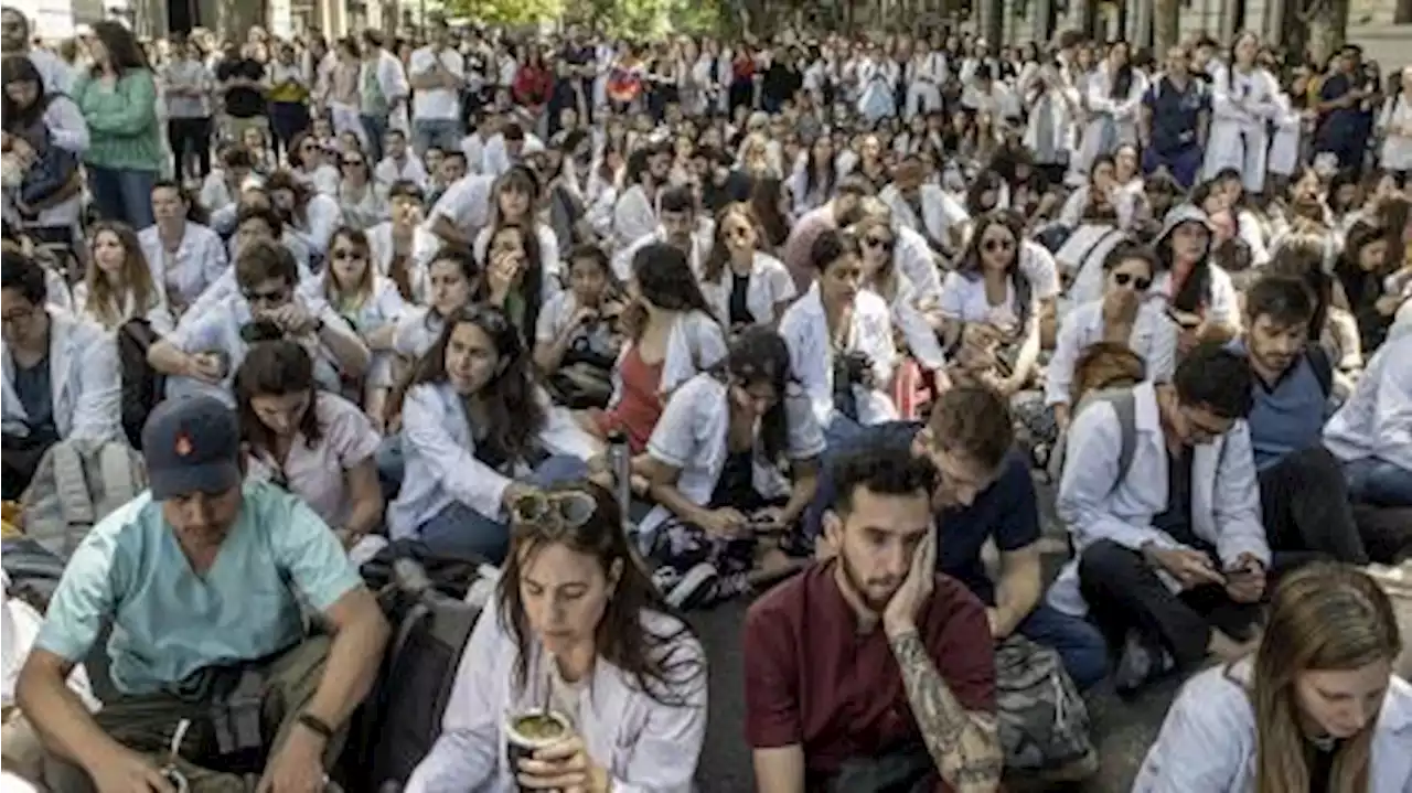 Nueva jornada de paro y movilización de trabajadores de salud y residentes de CABA